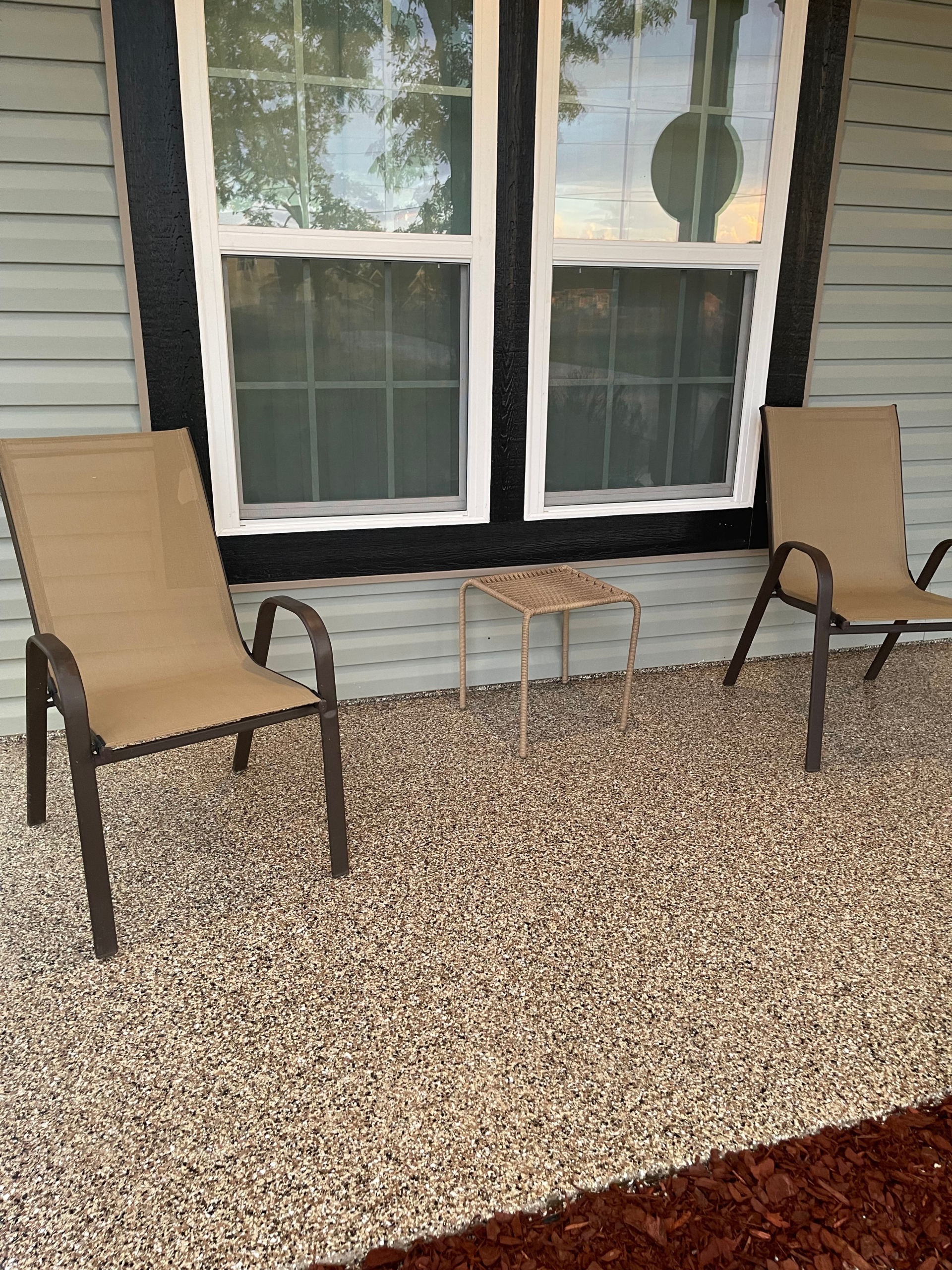 Epoxy Flake Porch floor